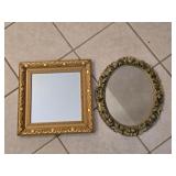 Lot of 2 Decorative Mirrors