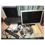 Estate Lot of Older Computer Equipment Printer Etc