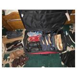 Large Suitcase Full Of Misc Shoes