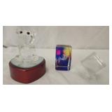 Estate lot of paperweights and more