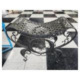 Decorative metal stool