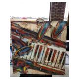 Large print of musical instruments