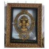 2 pieces of framed wall decor