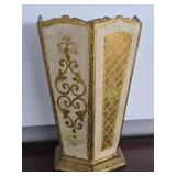 Decorative Wooden Trash Can Or Umbrella Holder