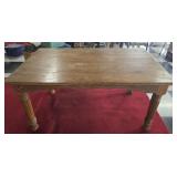 Oak wood table