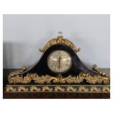 Black & Gold Decorative Swing Clock