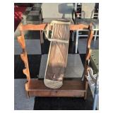 Wooden Hanging Gun Rack & Soft Gun Case