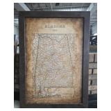 Framed Alabama decoration