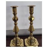 Pair of Baldwin Brass Candle Stick Holders