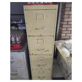 Painted Harper Metal stand Filing Cabinet