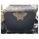 Large black butterfly theme trunk