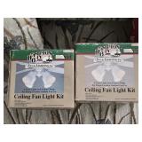 Two boxes of Hampton Bay Ceiling Fan Light Kits