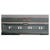 Vintage Ford tailgate