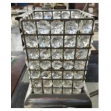 Large gem stone style candle holder