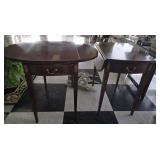 Pair of Hickory Chair Company side tables