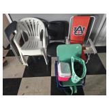 Estate lot of chairs and more