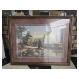Framed print of a lake
