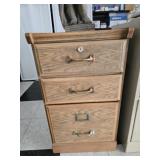 Wooden 2 Drawer Filing Cabinet