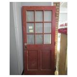 Large Wooden 9 Panel Door