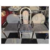 Lot of 3 Misc Chairs
