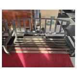 Metal outdoor swing