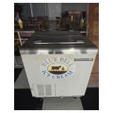 Kelvinator Blue bell ice cream freezer on wheels