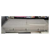 Gray Halloween casket decoration