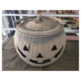 Metal pumpkin decor