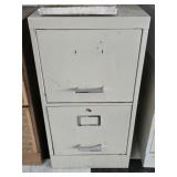 Small 2 Drawer Metal Filing Cabinet