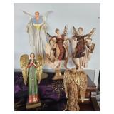Lot of 5 Decorative Angels