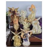 Lot of 8 Decorative Angels