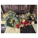 Estate lot of holiday wreaths