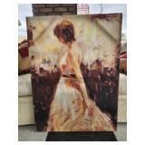 Textured print artwork