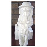 Bright Eyes Concrete little girl statue