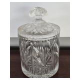 Heavy Crystal Dish With Lid