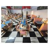 HUGE Diner Lot of Tables Chairs & Booths
