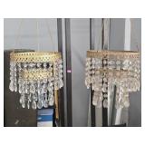 Decorative Crystal Prism Chandeliers NO LIGHTS