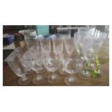 Estate lot of glasses