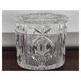 Beautiful Wedgewood Crystal Jar with Lid