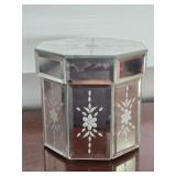 Shabby Chic Mirrored Box with Lid