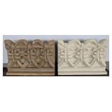 Lot of 2 Heavy Decorative Pieces