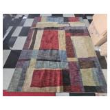 7ft by 10ft Shaw multi colored rug