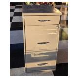 Small 3 Drawer Metal Filing Cabinet