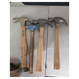 Lot of 4 Hammers