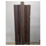Lot of 5 antique wood trimboards