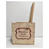 Vintage Meadow Gild Products Wooden Box
