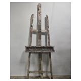 Vintage wood Easle - Believed to be Clark Walter