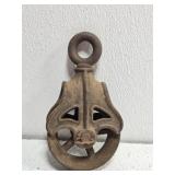 Old Spoke Cast Iron Pulley
