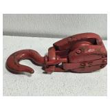 Vintage Red Boat Pully
