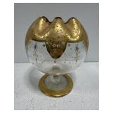 Very elegant vase/centerpiece gold colored